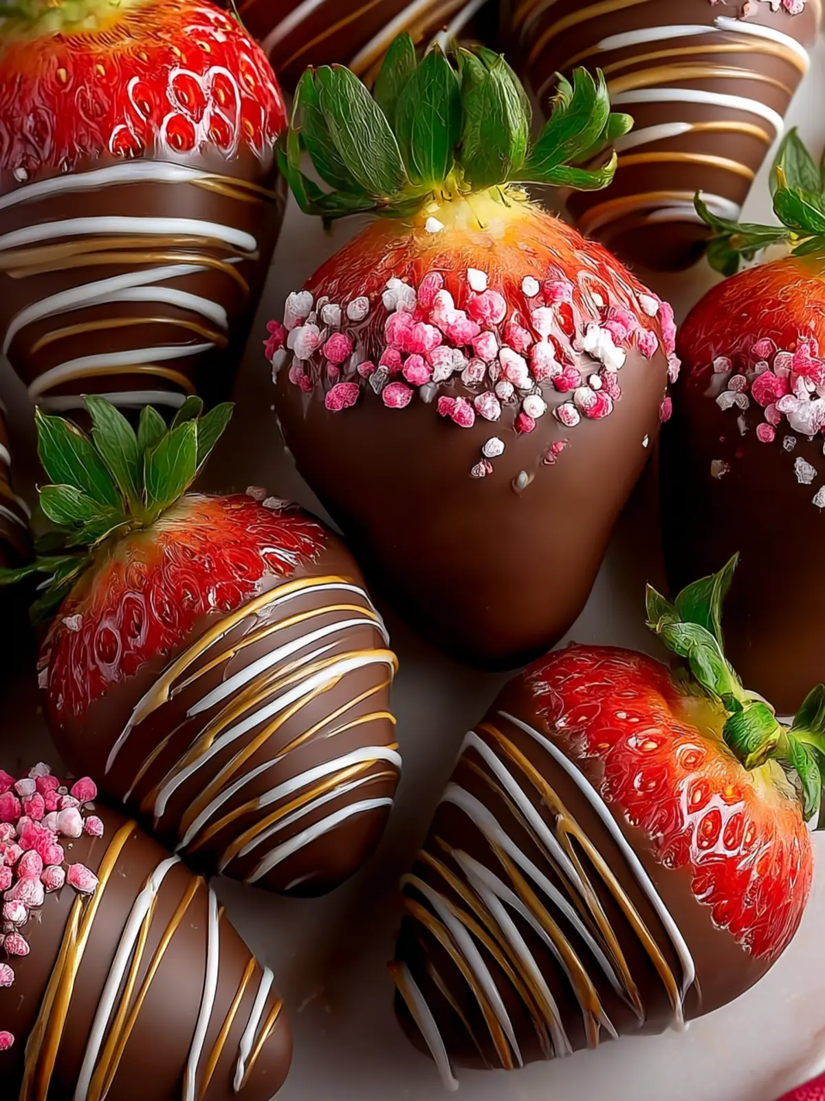 Indulge in Valentine’s Day Chocolate Covered Strawberries First Image