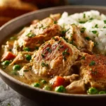 Easy Slow Cooker Chicken Pot Pie First Image