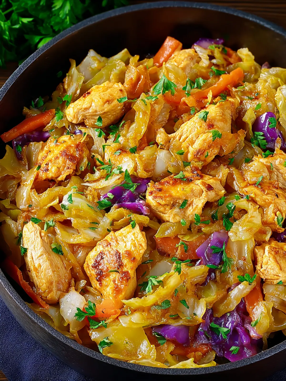 Irresistible Chicken and Cabbage Skillet Recipe to Try Now First Image