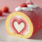 Irresistible Heart Roll Cake: A Sweet Delight Recipe First Image