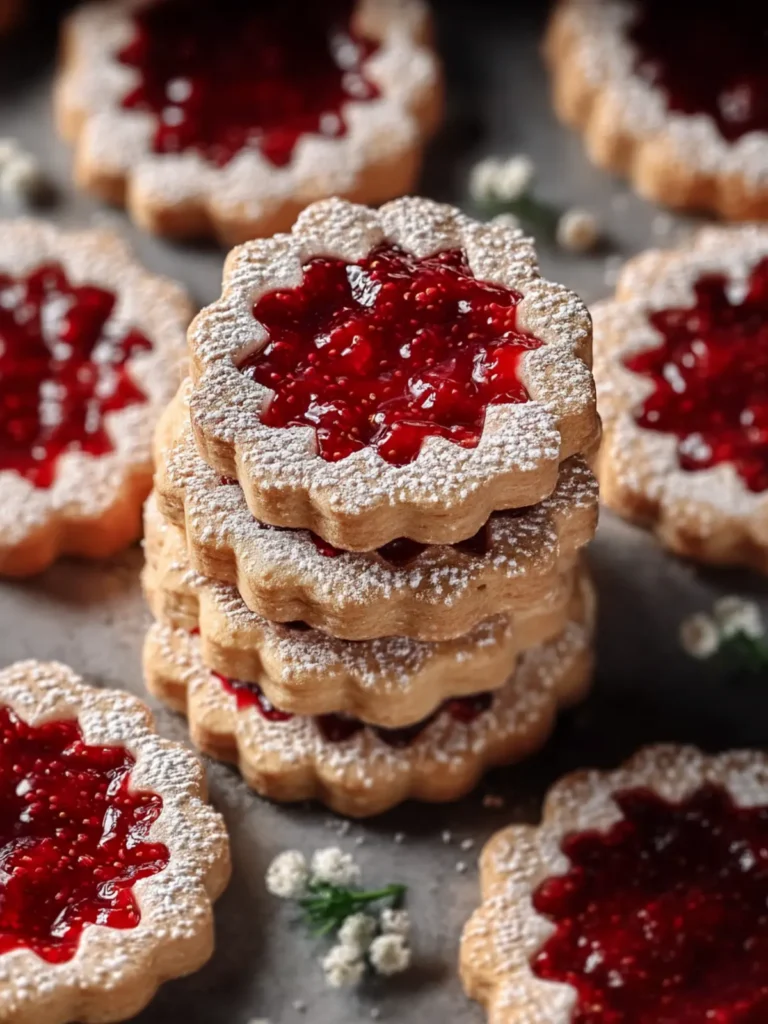 Irresistible Strawberry Jam Linzer Cookies Recipe First Image