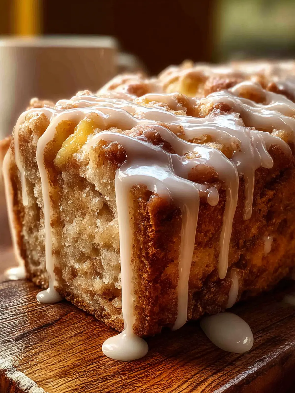 Moist Amish Apple Fritter Bread First Image