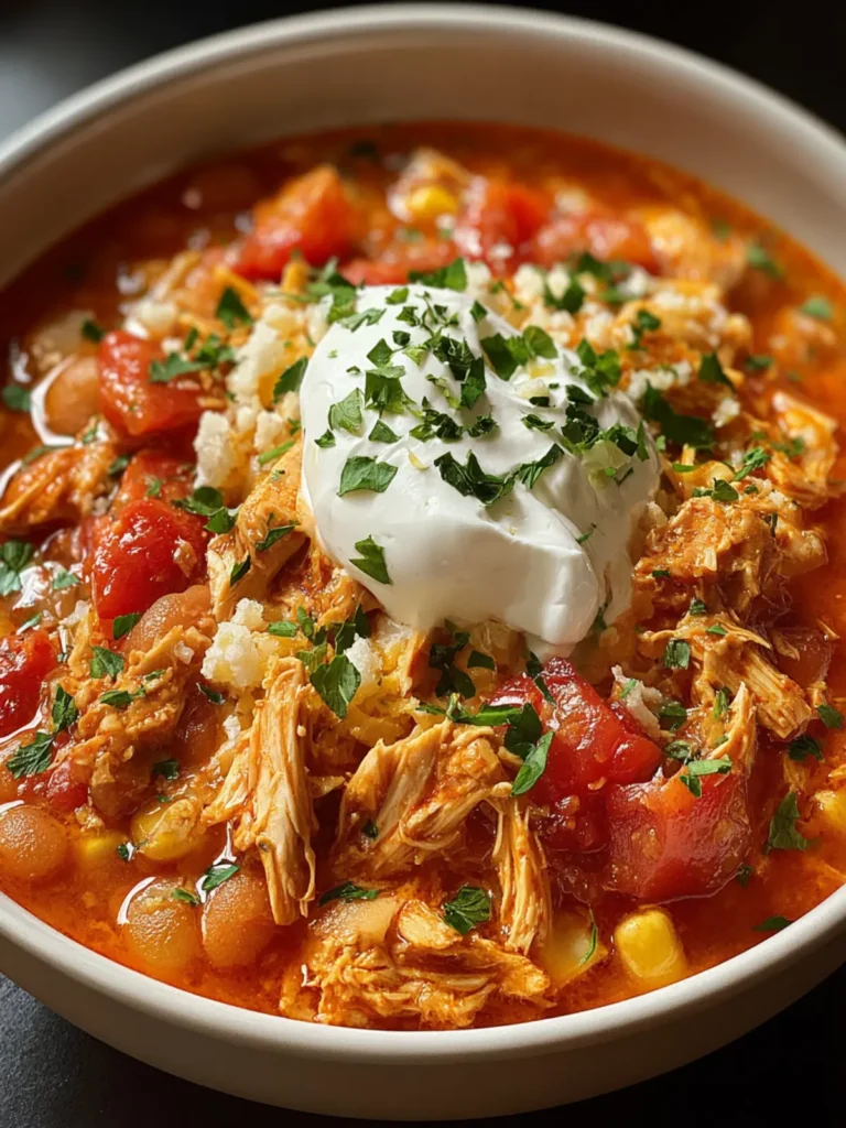 Ultimate Slow Cooker Buffalo Chicken Chili Recipe First Image
