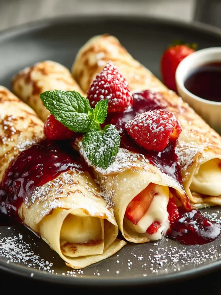 Irresistible Blintzes: A Magical Creamy Delight First Image