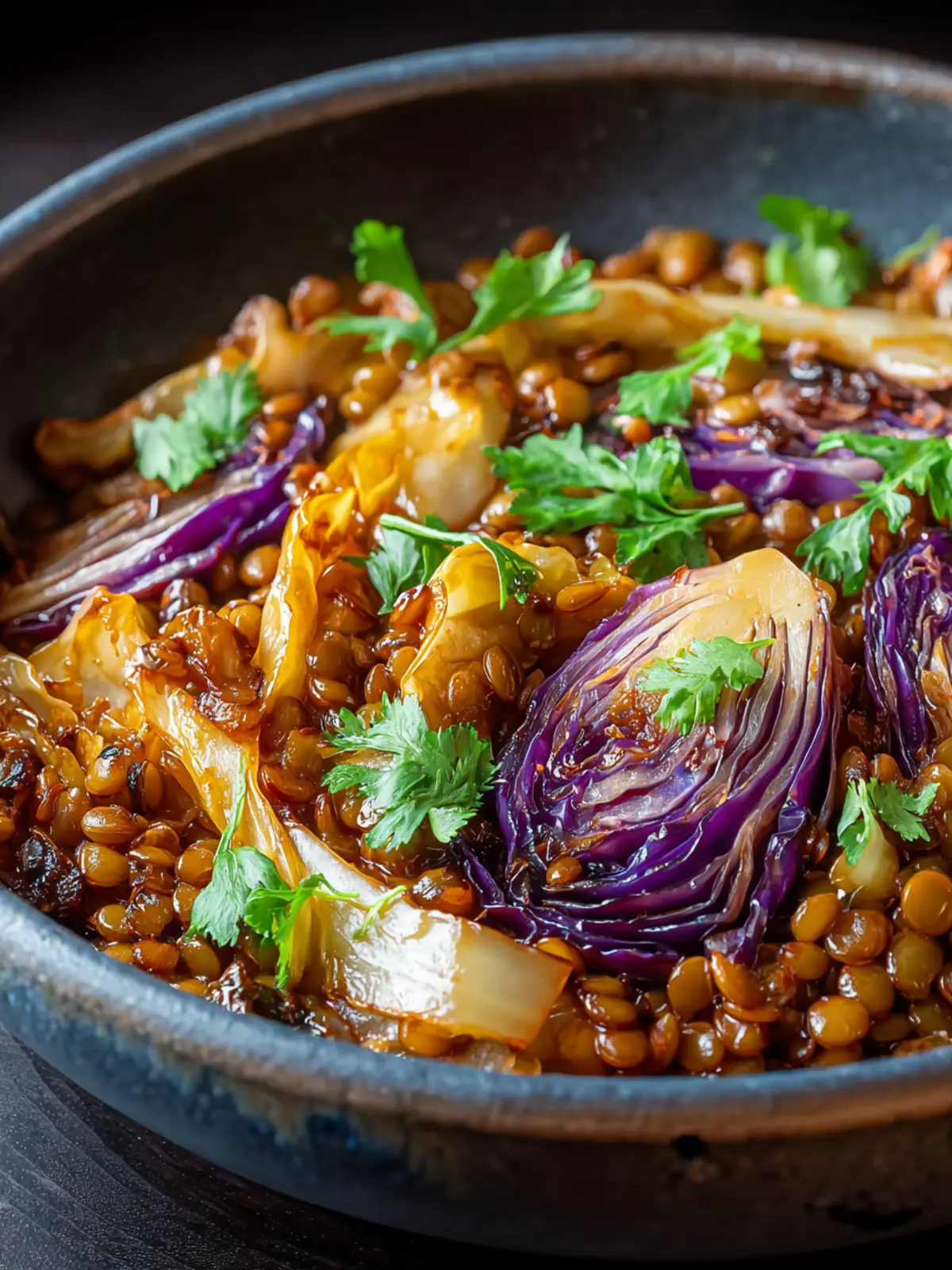 Cozy Braised Cabbage and Lentils: A Comforting Delight First Image