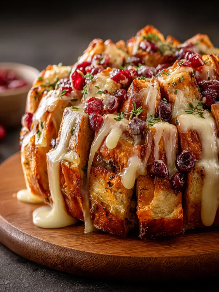 Cranberry Brie Pull-Apart Bread First Image