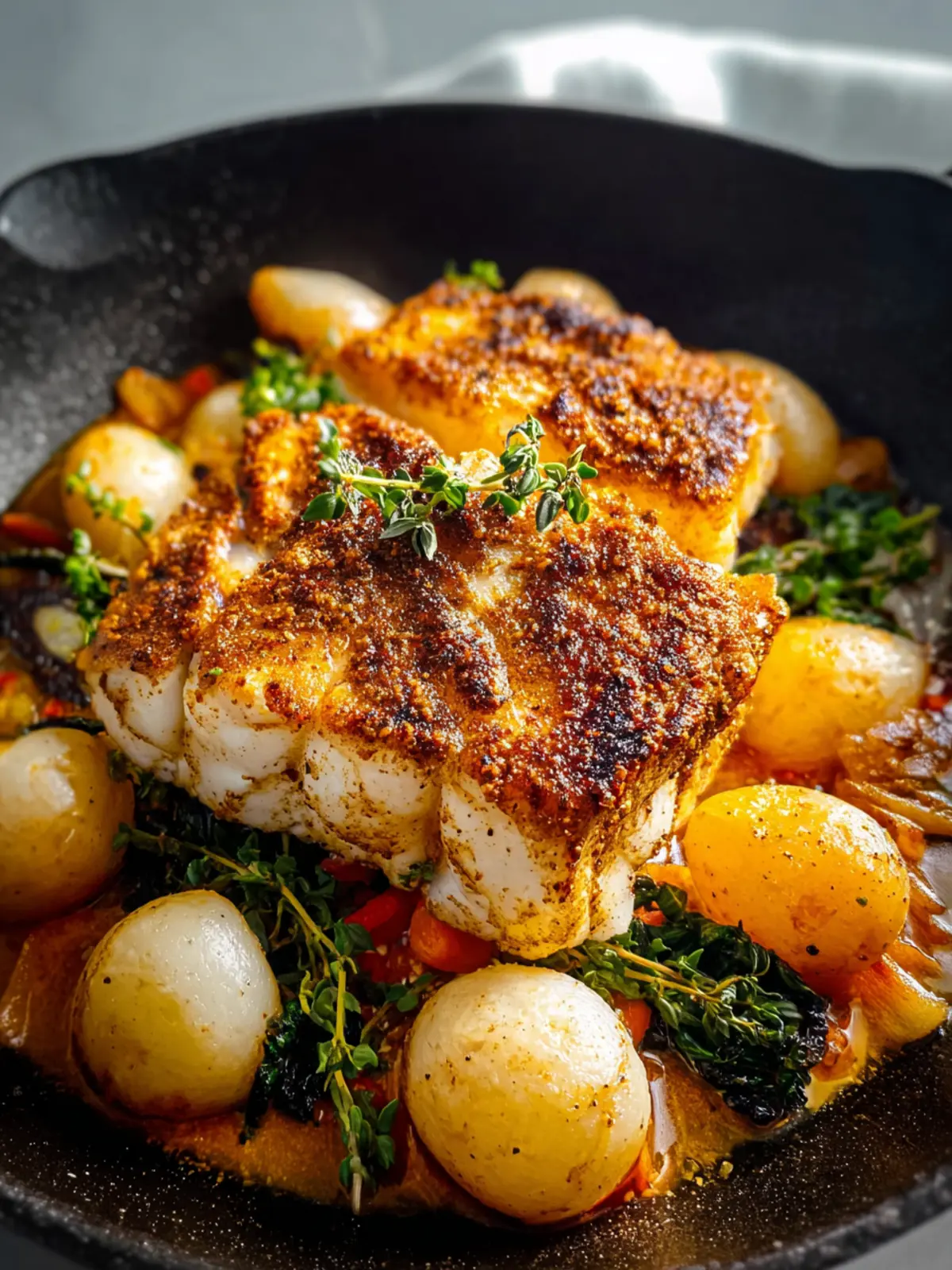Irresistible One Pan Blackened Cod Recipe in 30 Minutes First Image