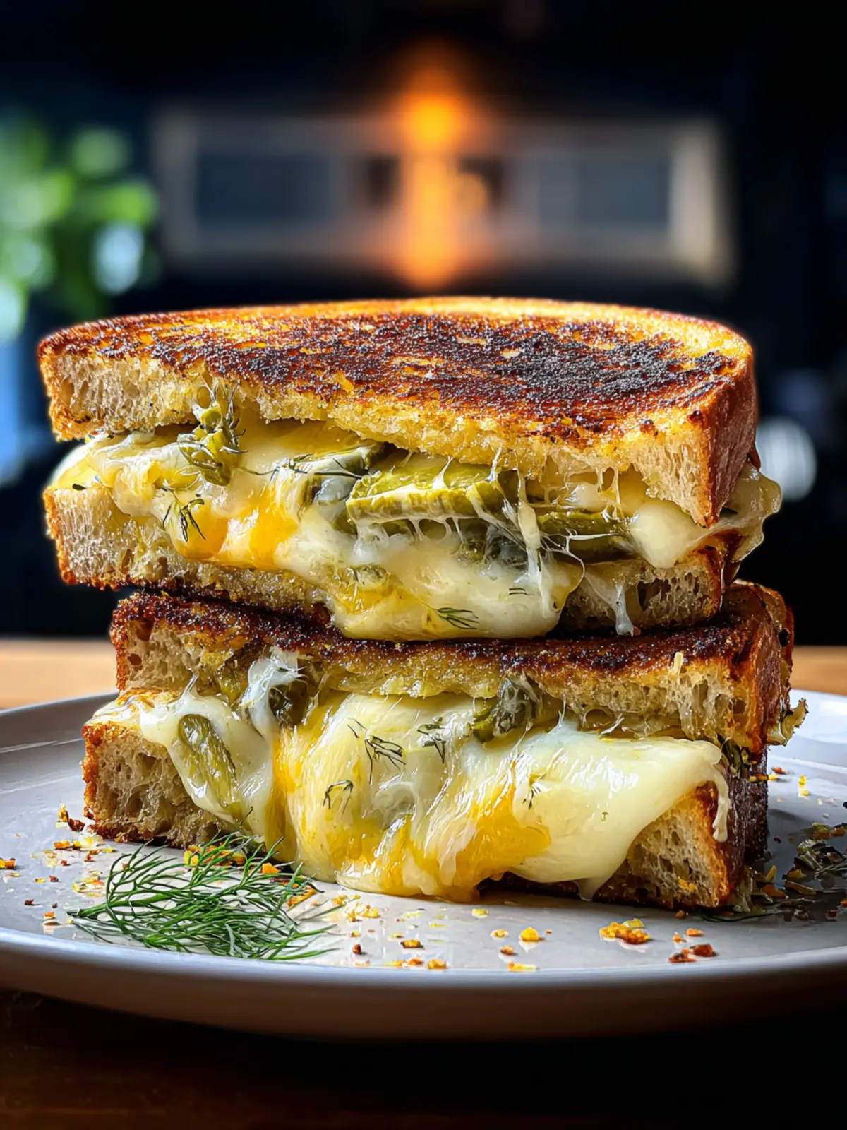 Irresistible Dill Pickle Grilled Cheese Recipe to Savor First Image