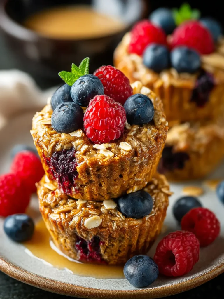 Delightful Baked Oatmeal Cups – A Cozy Breakfast Recipe First Image