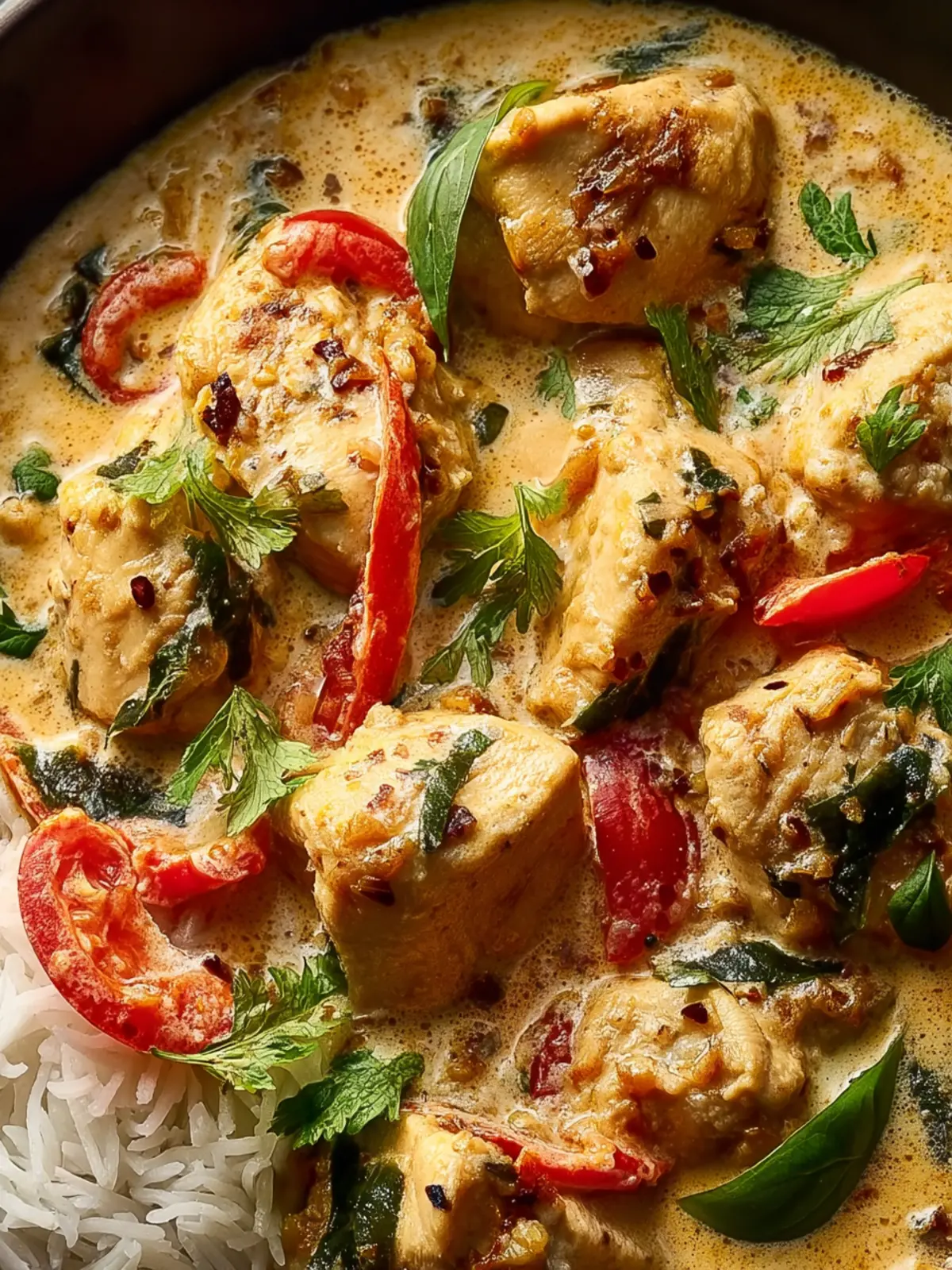Creamy Coconut Milk Chicken First Image