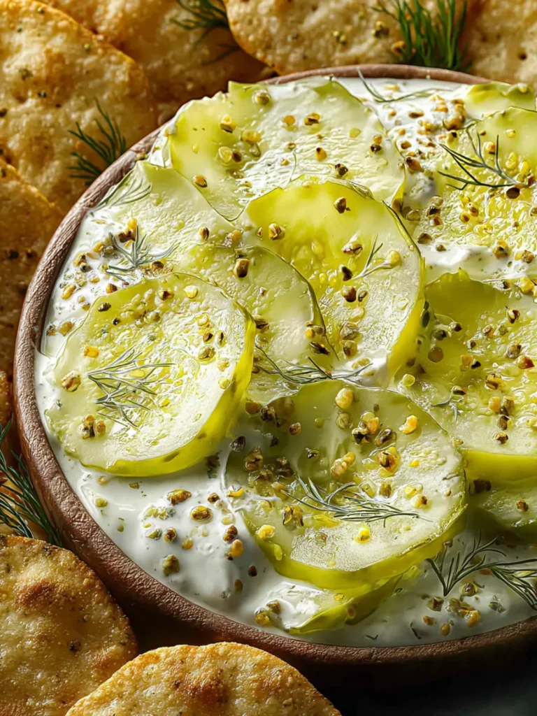 Zesty Dill Pickle Dip Recipe: A Must-Try Snack Delight First Image