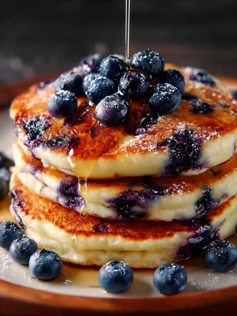 Easy Blueberry Pancakes First Image