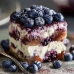 Blueberry Tiramisu – No-Bake, Coffee-Free Dessert First Image