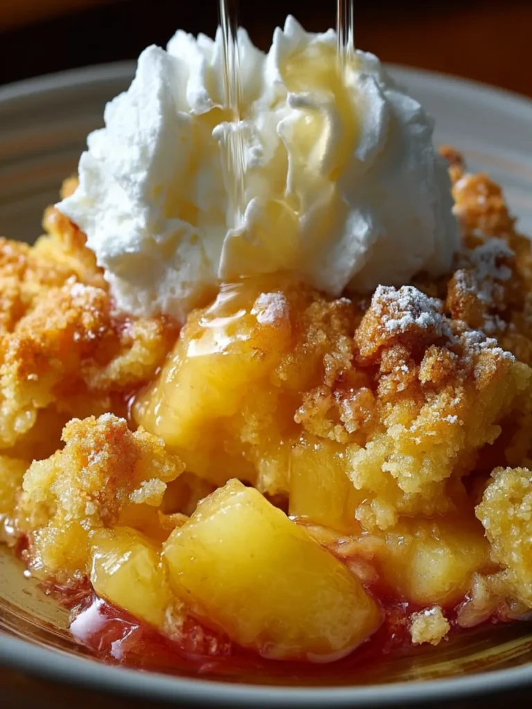Pineapple Dump Cake Cobbler Recipe – Easy 5-Ingredient Tropical Dessert First Image