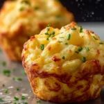 Cheesy Mashed Potato Muffins First Image