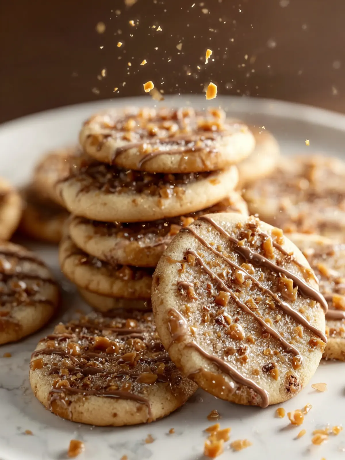 Toffee Icebox Cookies First Image