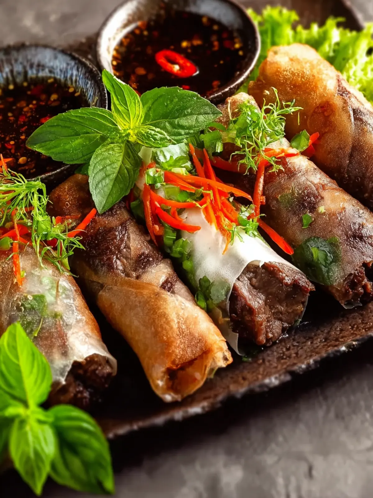 Thai Basil Beef Rolls First Image