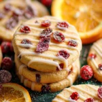 Cranberry Orange Shortbread Cookies – A Festive Treat First Image