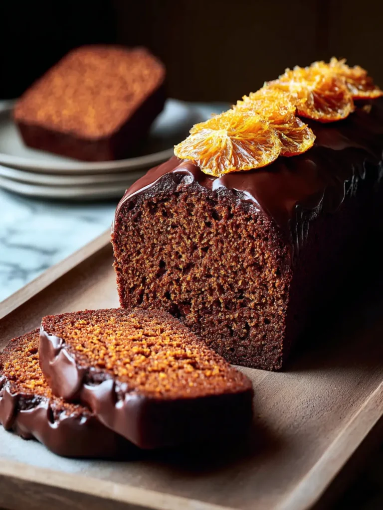 Irresistible Chocolate Orange Winter Loaf Cake Recipe First Image