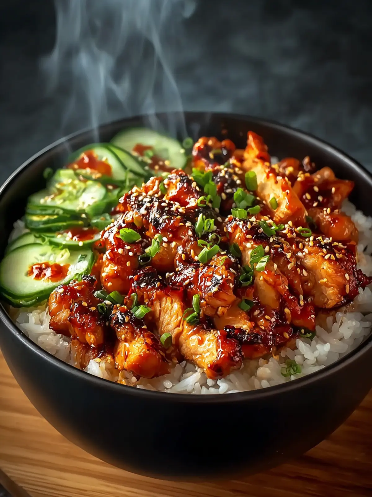 Spicy Korean BBQ Chicken Rice Bowl: A Flavor Explosion Awaits First Image