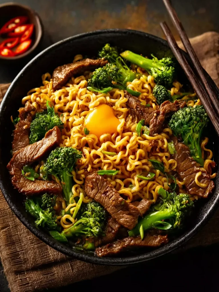 Beef and Broccoli Ramen Stir Fry First Image