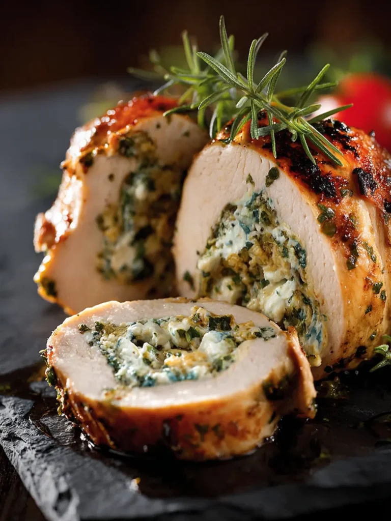 The Best Herbed Ricotta Stuffed Chicken Rolls First Image