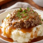 Ground Beef and Gravy Over Mashed Potatoes First Image