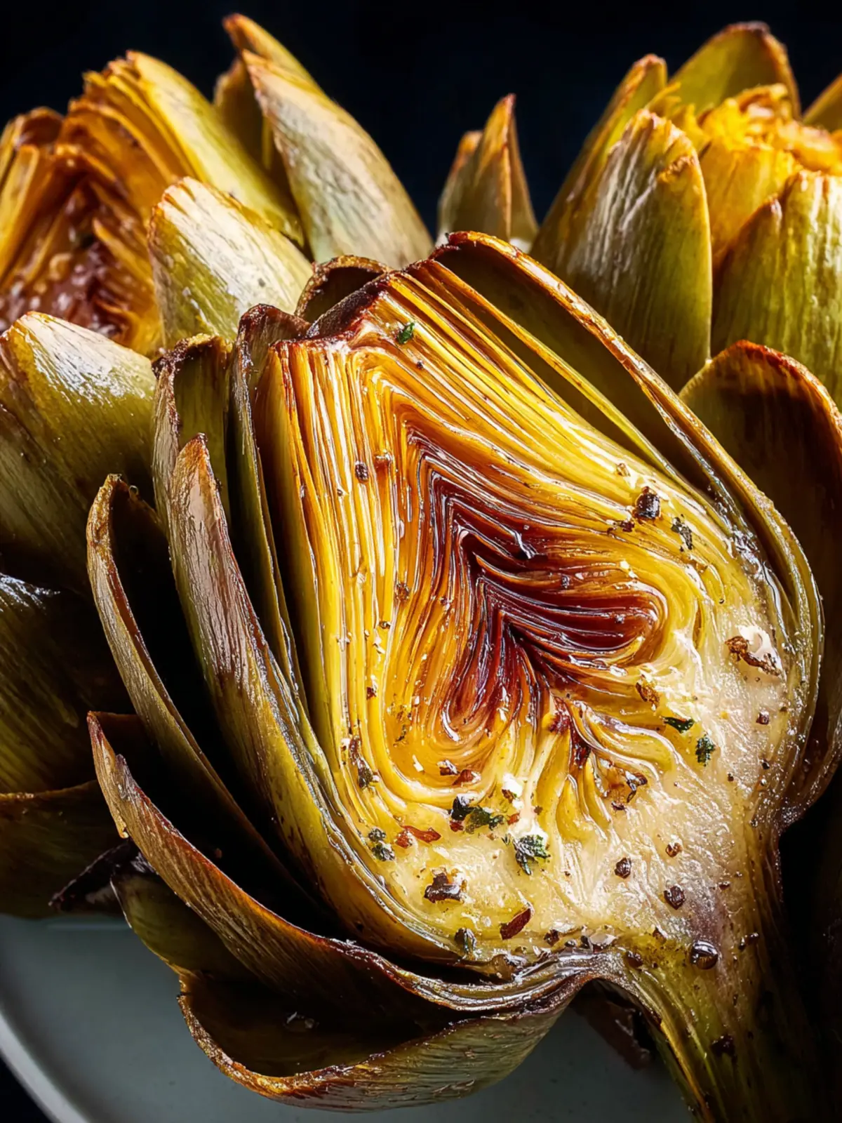 Oven Roasted Artichokes: Irresistibly Flavorful Delight First Image