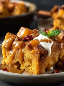 Irresistible Pumpkin Bread Pudding Recipe for Cozy Nights First Image