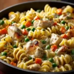 Quick Chicken Pot Pie Pasta First Image
