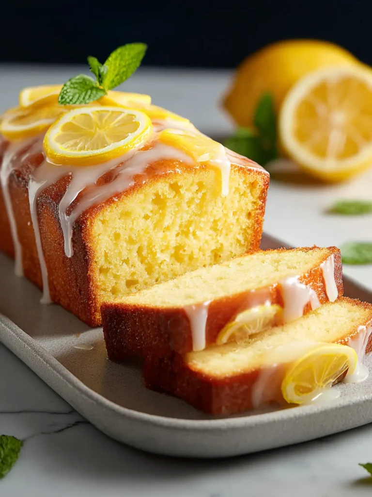Irresistible Lemon Loaf Cake Recipe for a Zesty Delight First Image