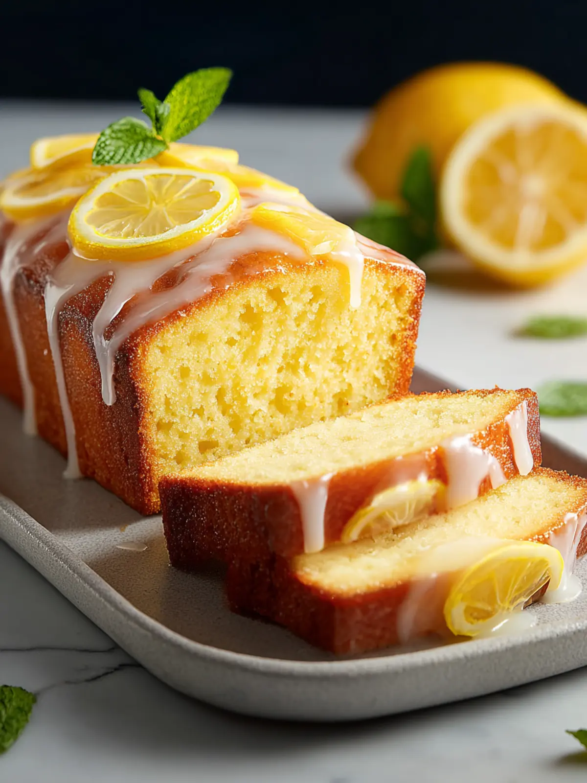 Irresistible Lemon Loaf Cake Recipe for a Zesty Delight First Image