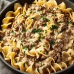 Ground Beef Stroganoff: Comforting and Creamy Delight First Image