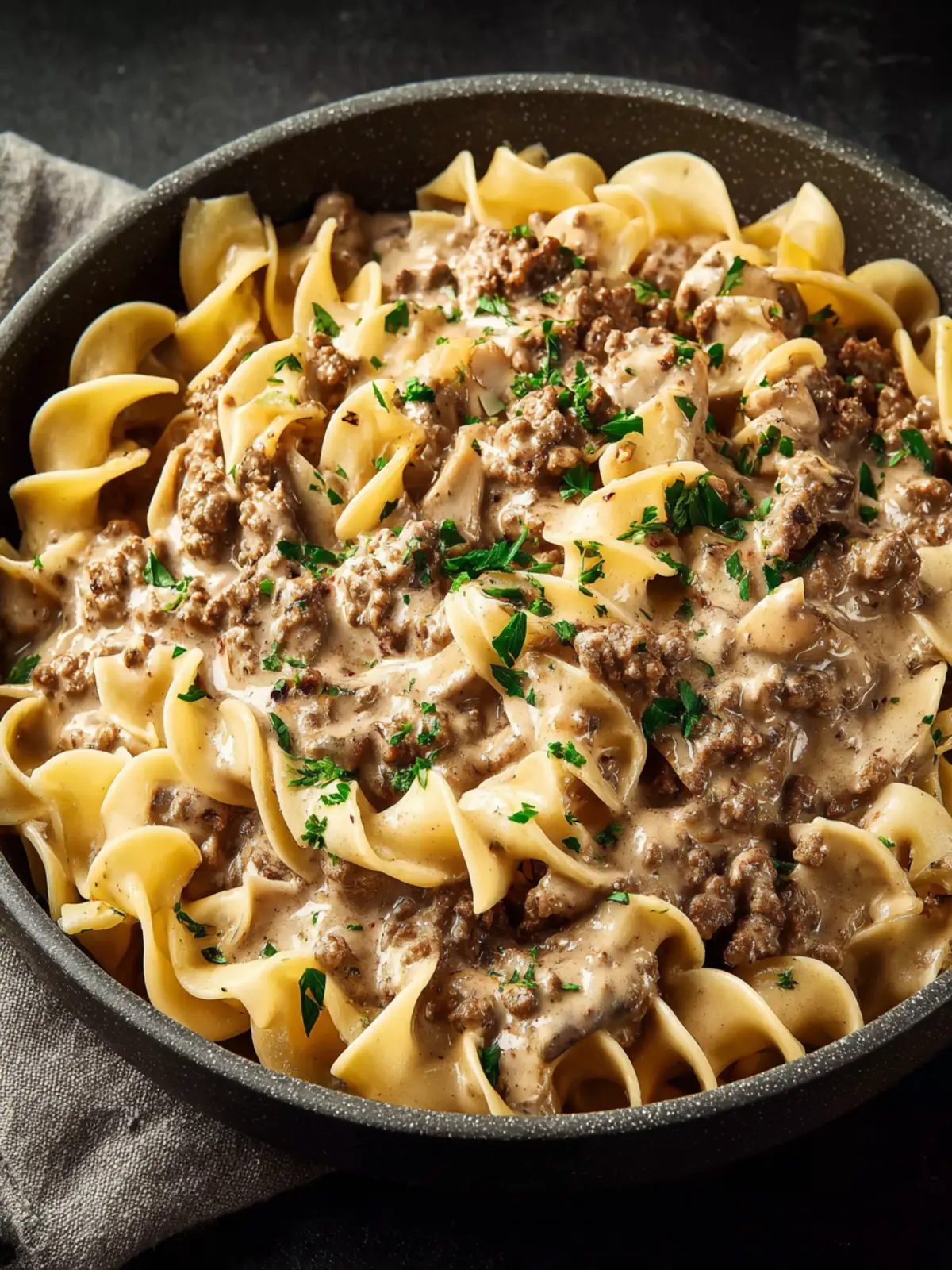 Ground Beef Stroganoff: Comforting and Creamy Delight First Image