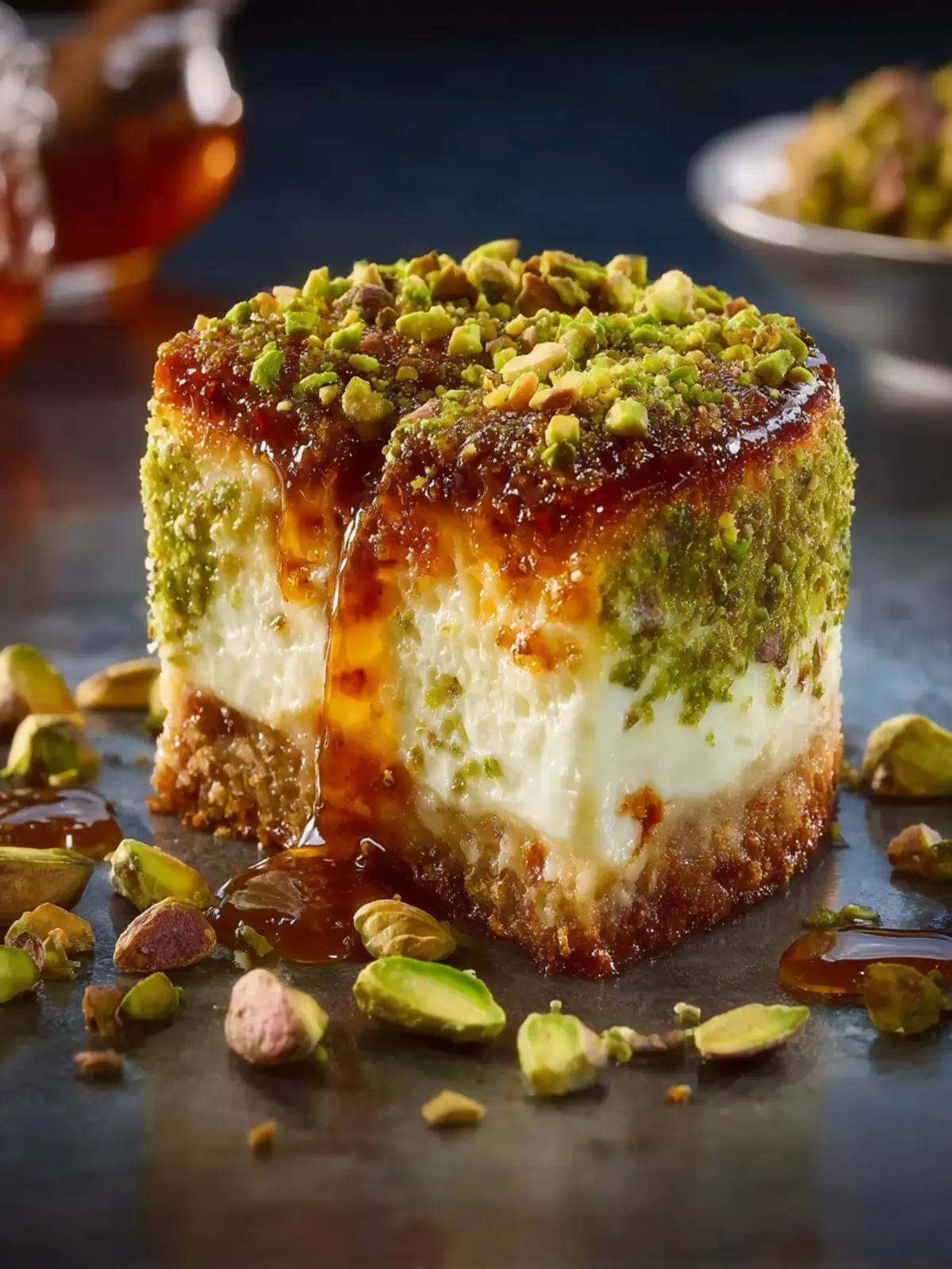 Baklava Pistachio Cheesecake First Image