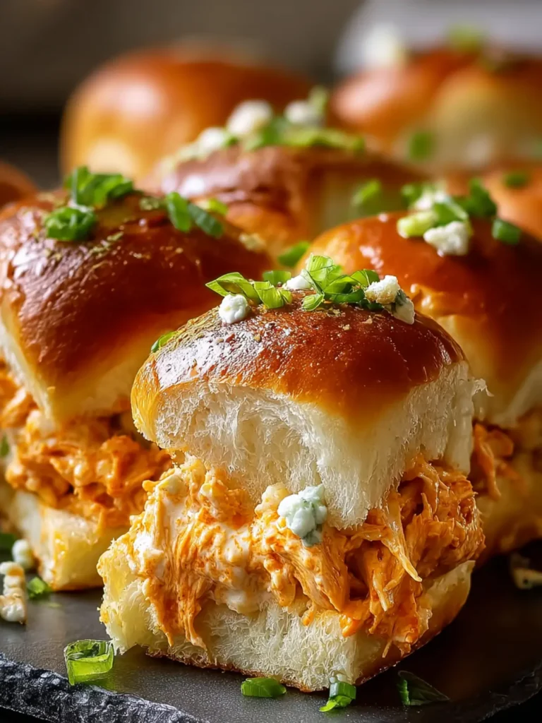 Buffalo Chicken Pizza Dip Sliders First Image