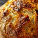 No-Knead Dill Gouda Artisan Bread First Image