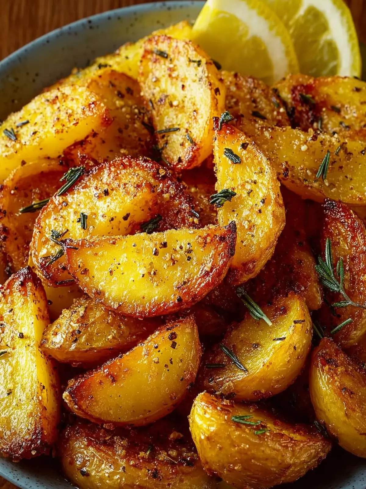 Simple Crispy Greek Lemon Potatoes First Image