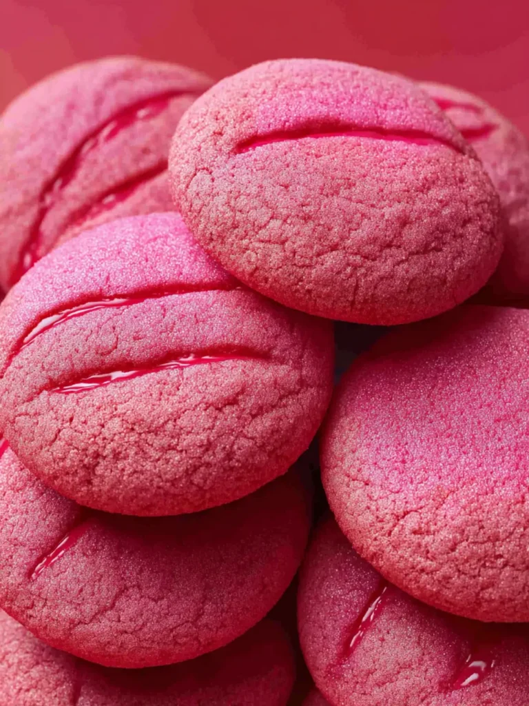 Easy Pink Velvet Cookies First Image