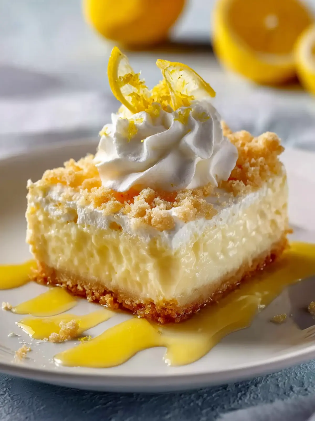 Lemon Cream Cheese Cake First Image