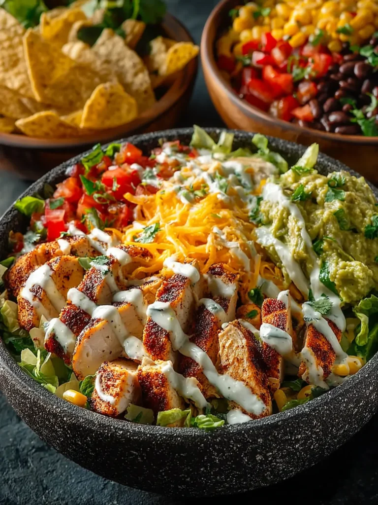 Healthy Chicken Taco Bowls First Image