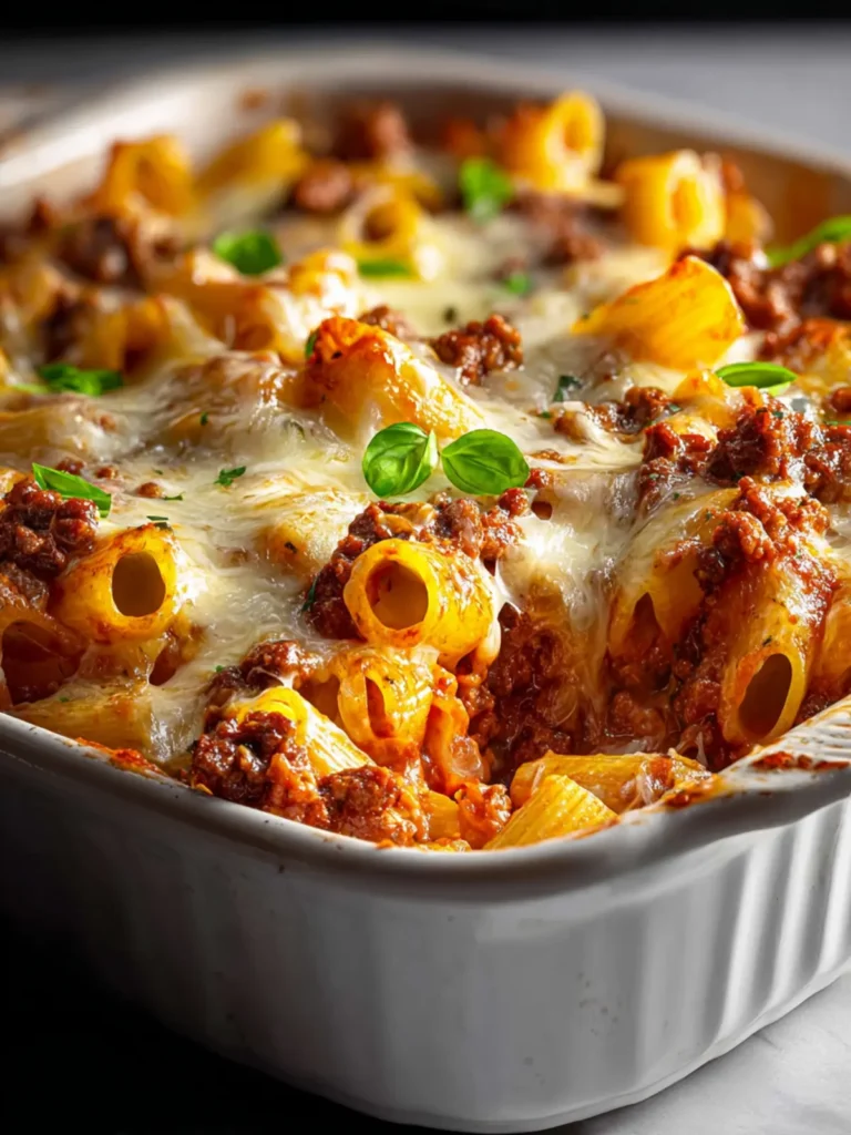 Irresistible Bolognese Pasta Bake Recipe for Cozy Nights First Image