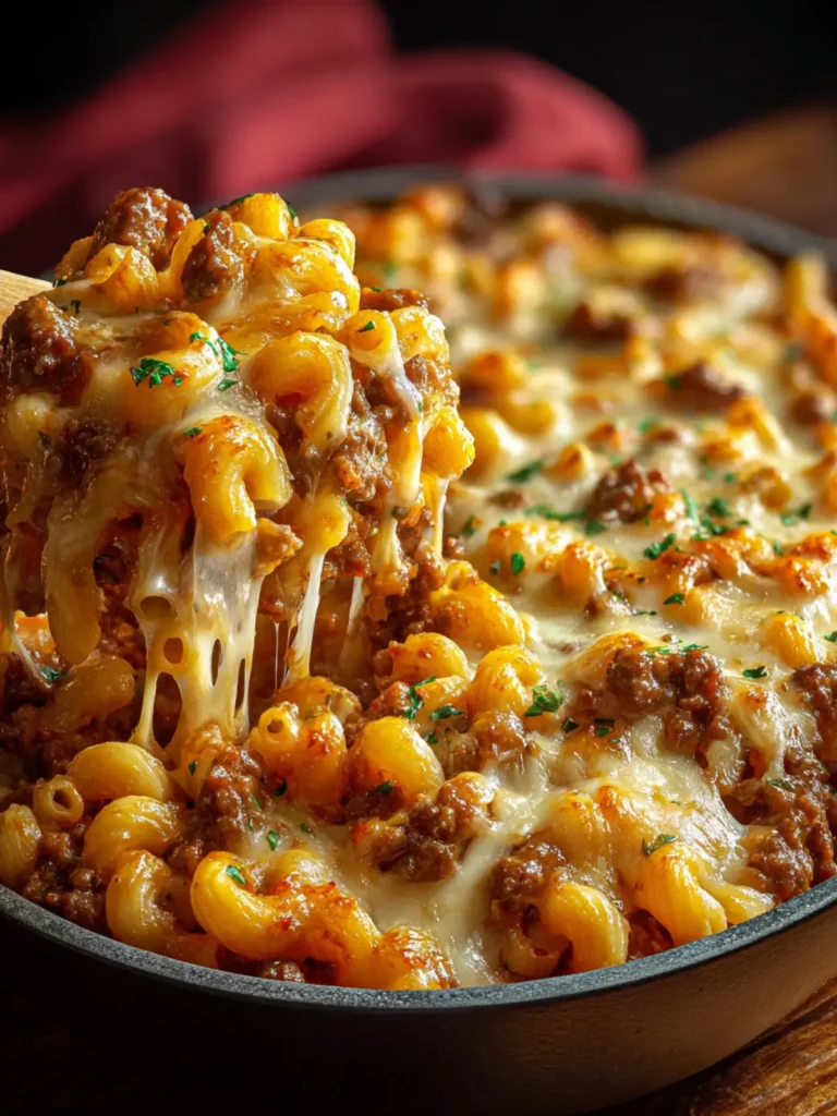 Irresistible Cheesy Beef Macaroni Bake Recipe to Savor First Image