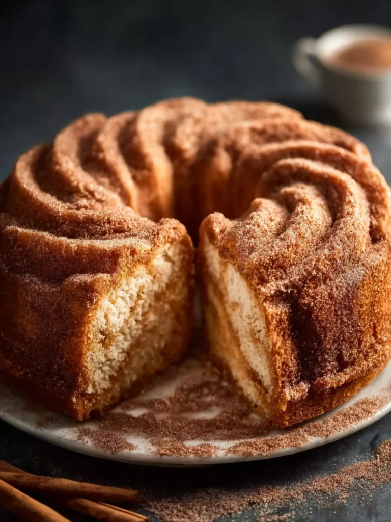 Easy Snickerdoodle Bundt Cake First Image