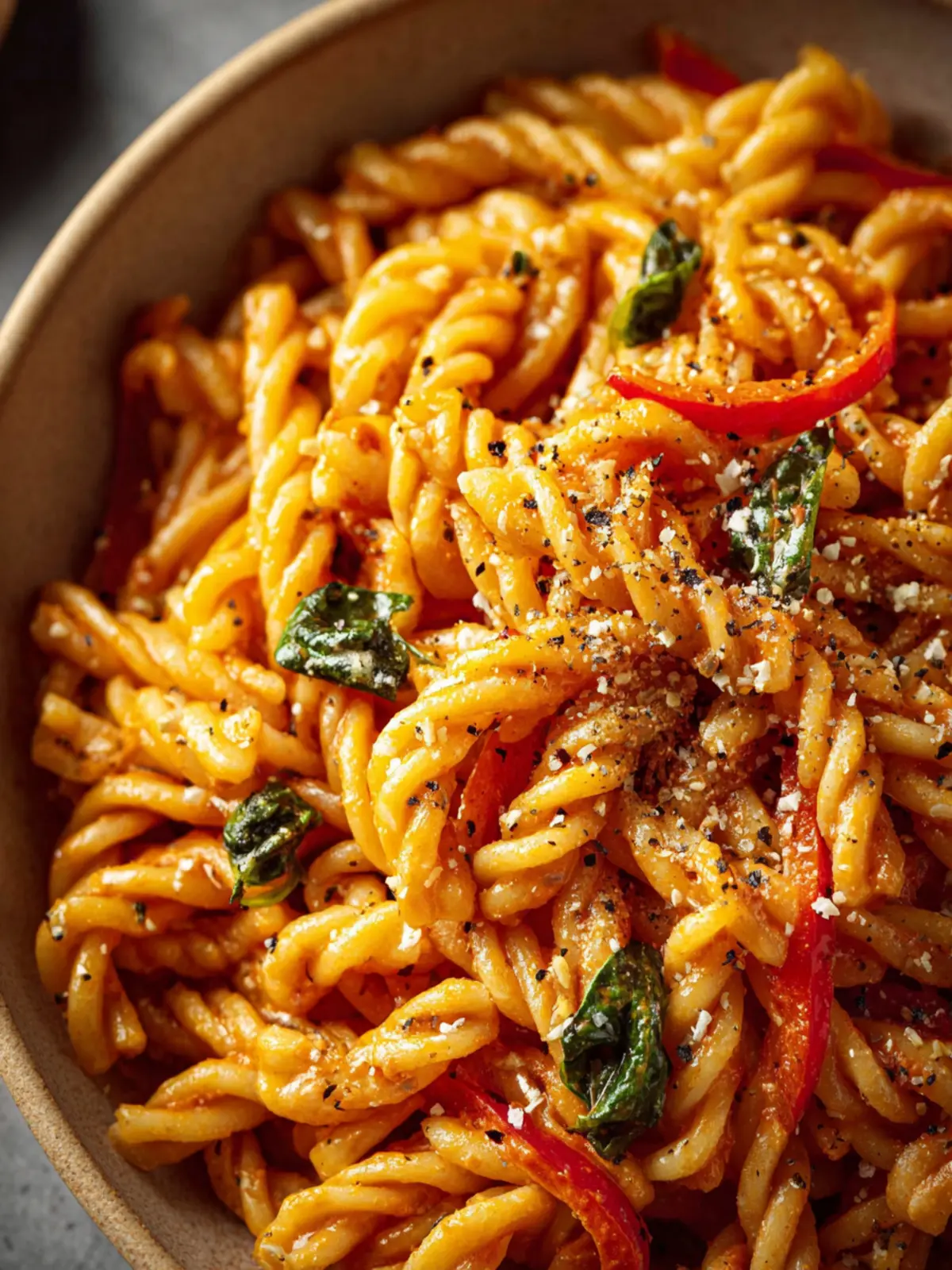 Irresistible Roasted Red Pepper Pasta Recipe to Savor First Image