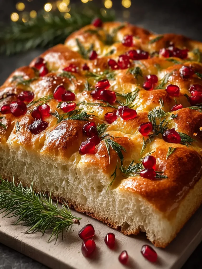 Delicious Christmas Focaccia Recipe for Festive Celebrations First Image
