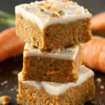 no bake carrot cake bars First Image
