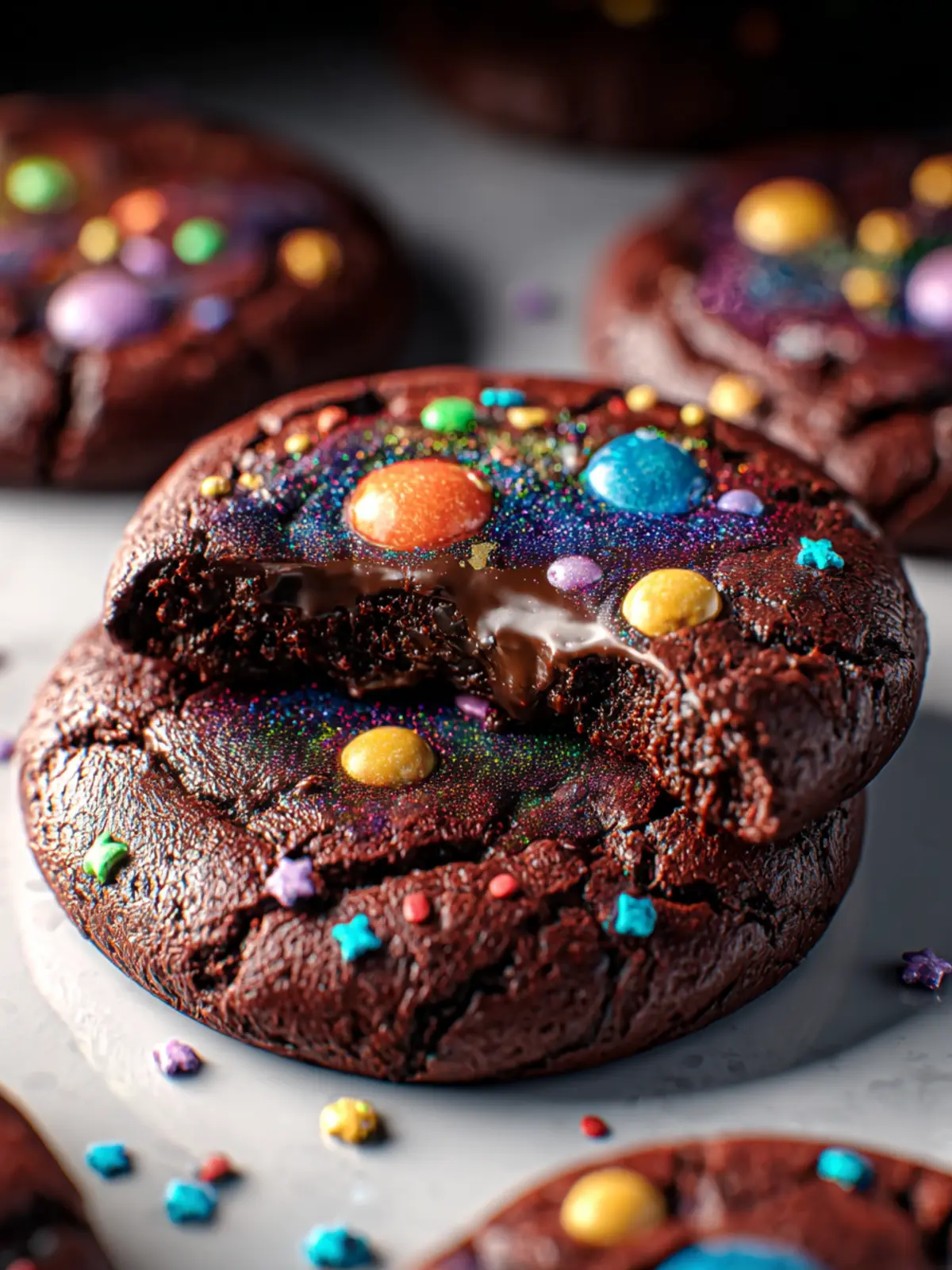 Indulge in Cosmic Brownie Cookies: A Sweet Nostalgia Treat First Image