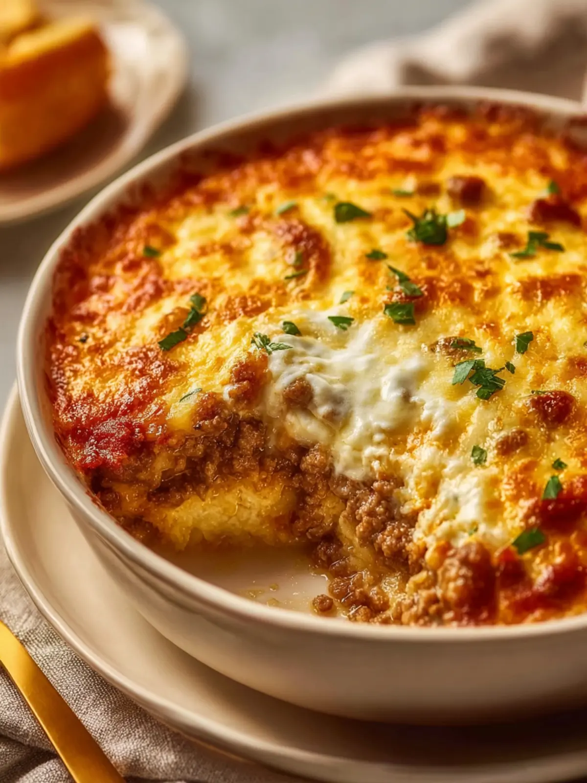 Mouthwatering Keto Ground Turkey Casserole First Image