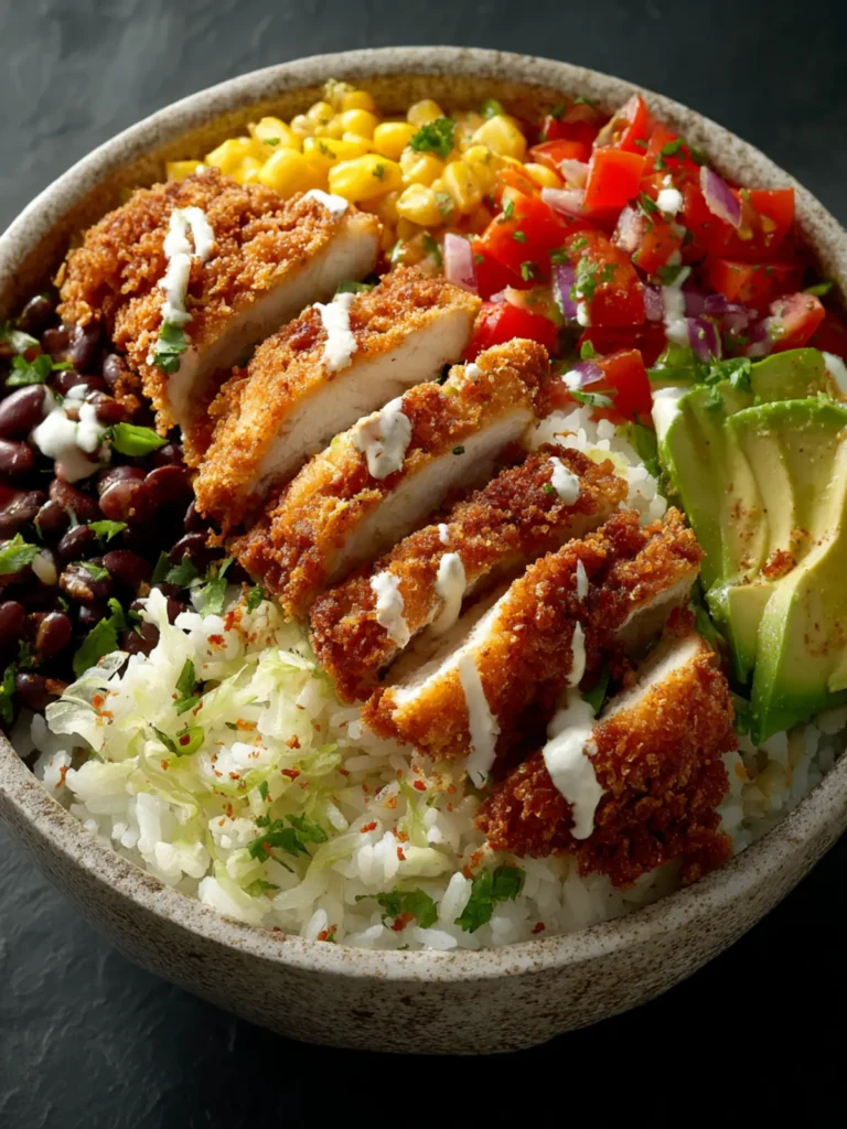 Southern Fried Chicken Burrito Bowl First Image